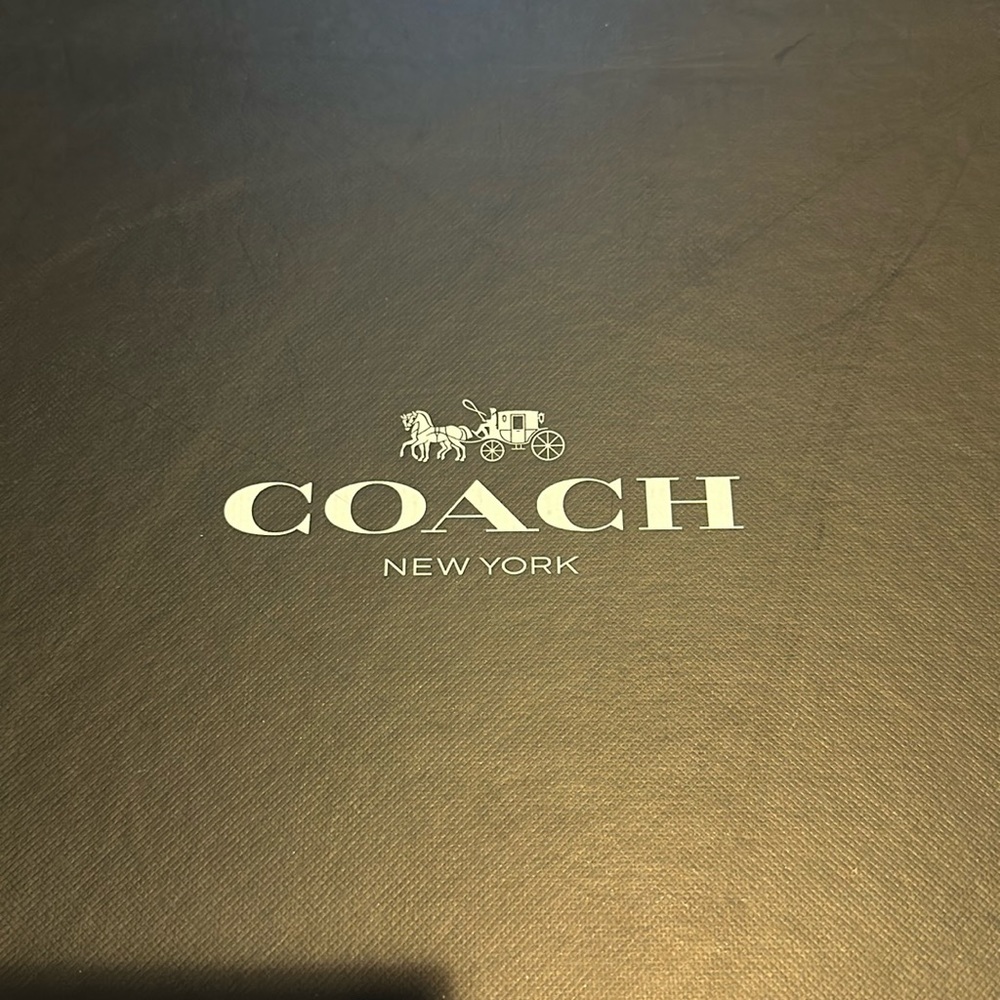 Coach Easton semi matte calf DK saddle extended